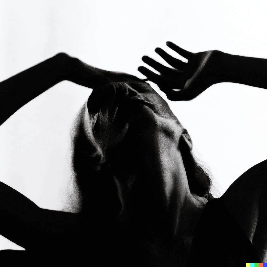 a representation of anxiety, photograph, backlit lighting